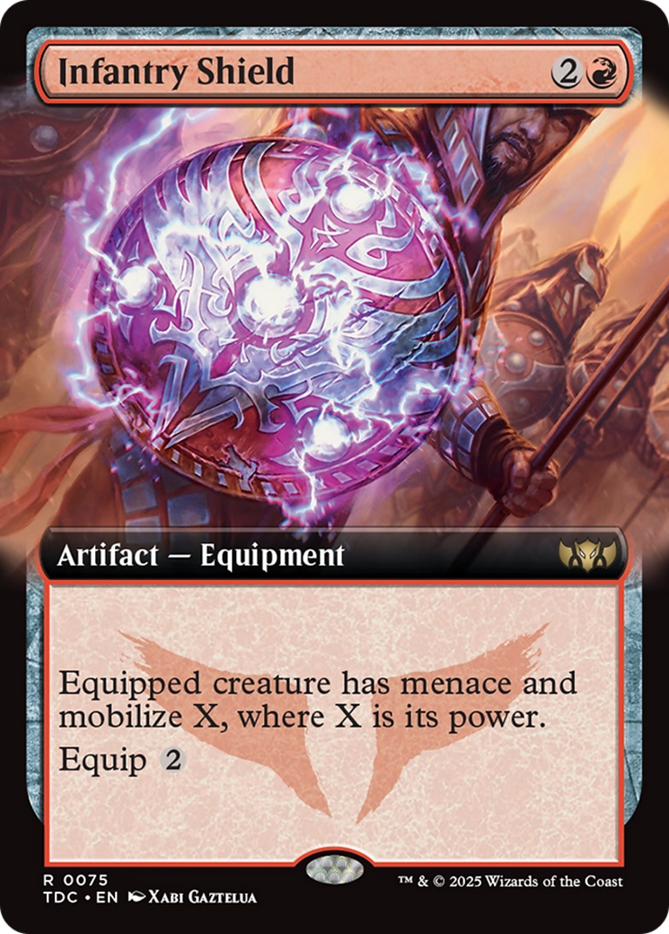 Infantry Shield (Extended Art) [Tarkir: Dragonstorm Commander] | Exor Games Summserside