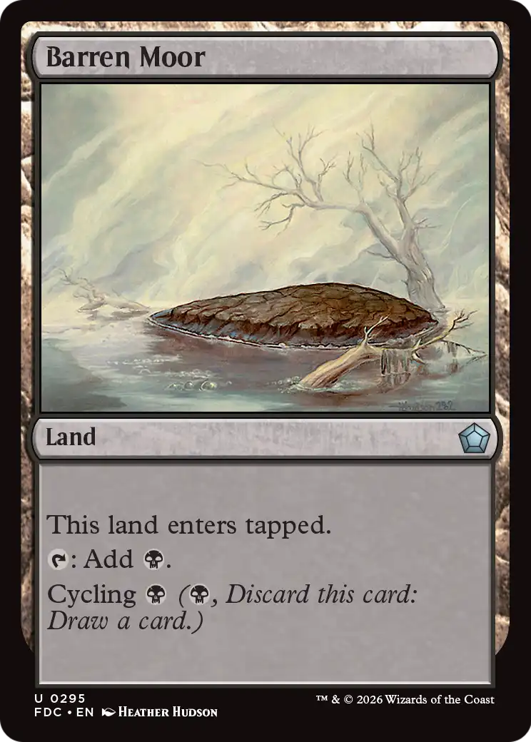 Barren Moor [Foundations Commander] | Exor Games Summserside