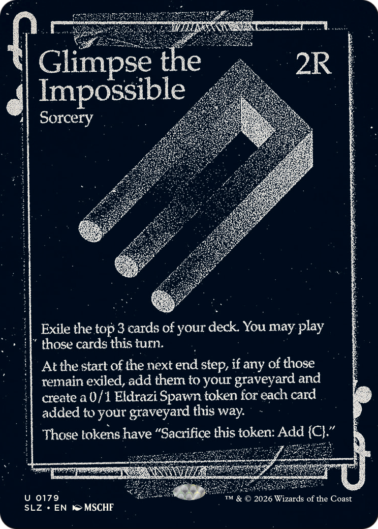 Glimpse the Impossible (0300) [Secret Lair x MSCHF: The Zeta Set] | Exor Games Summserside