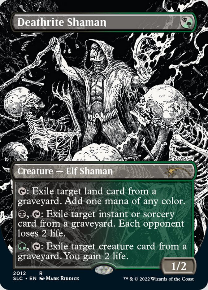Deathrite Shaman (Borderless) [Secret Lair Countdown Kit] | Exor Games Summserside