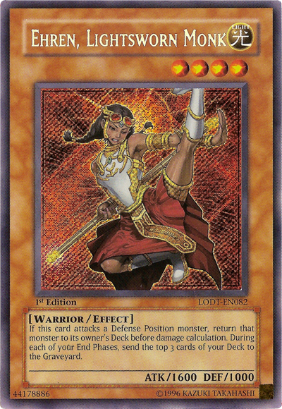 Ehren, Lightsworn Monk [LODT-EN082] Secret Rare | Exor Games Summserside