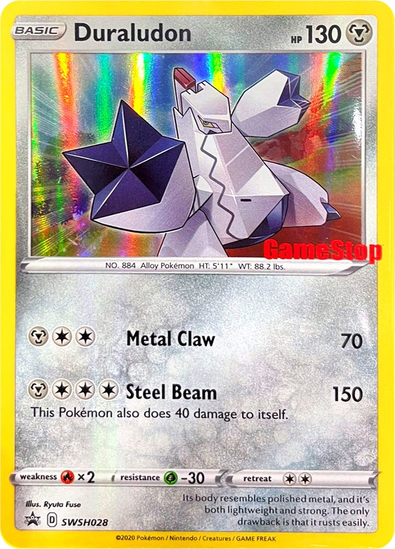 Duraludon (SWSH028) (GameStop Exclusive) [Sword & Shield: Black Star Promos] | Exor Games Summserside