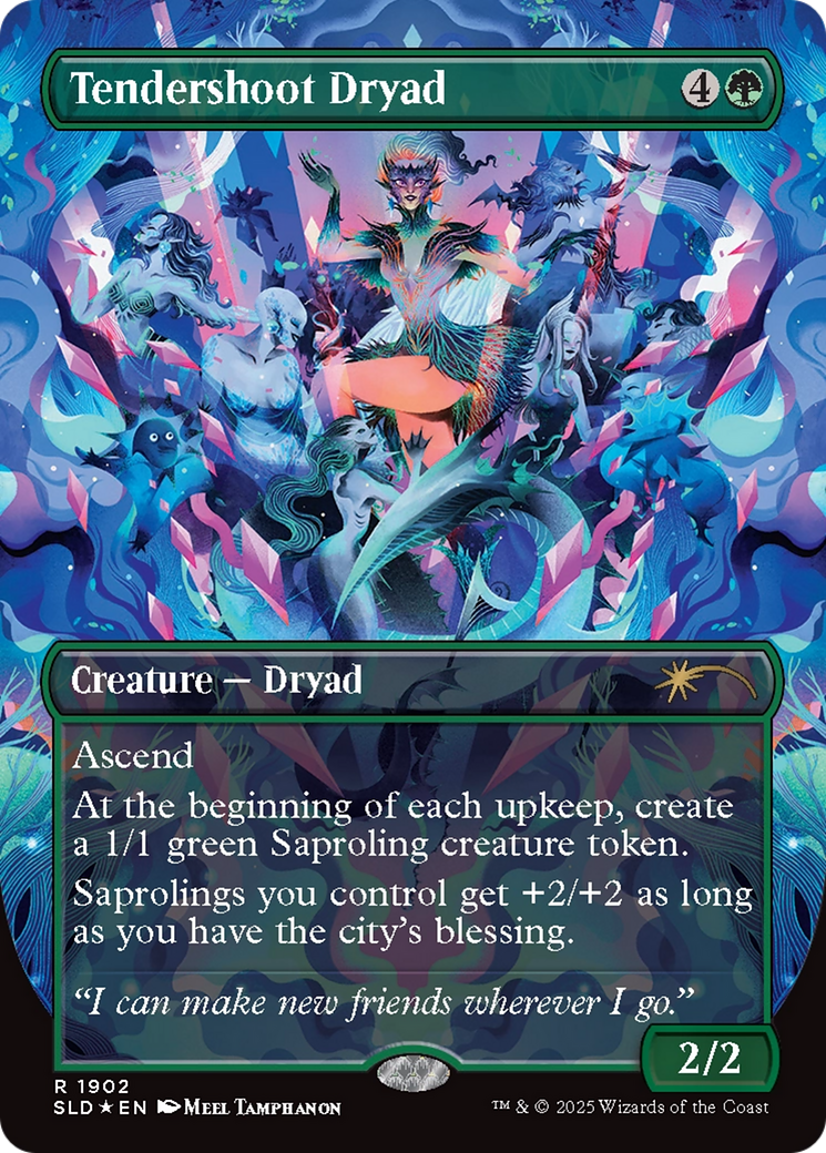 Tendershoot Dryad (Double Rainbow Foil) [Secret Lair Drop Series] | Exor Games Summserside