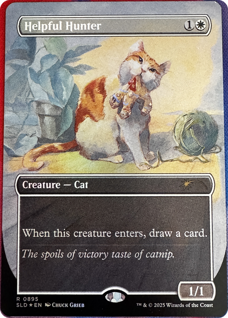 Helpful Hunter (0895) (Rainbow Foil) [Secret Lair Drop Series] | Exor Games Summserside