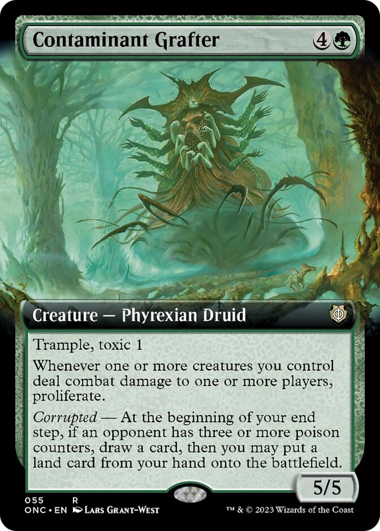 Contaminant Grafter (Extended Art) [Phyrexia: All Will Be One Commander] | Exor Games Summserside