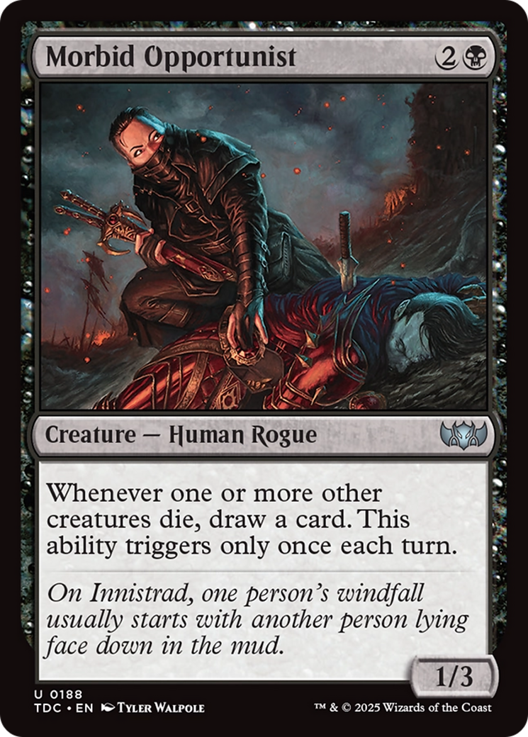 Morbid Opportunist [Tarkir: Dragonstorm Commander] | Exor Games Summserside