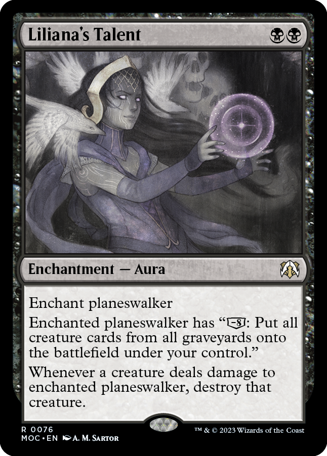 Liliana's Talent [March of the Machine Commander] | Exor Games Summserside