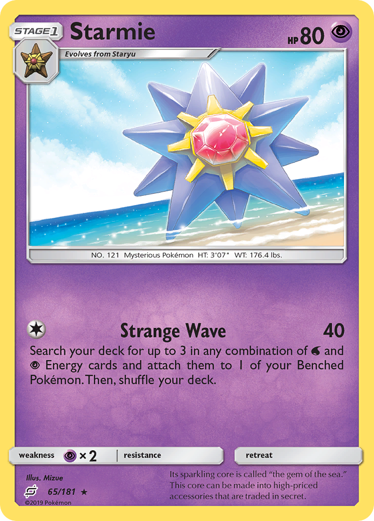 Starmie (65/181) [Sun & Moon: Team Up] | Exor Games Summserside