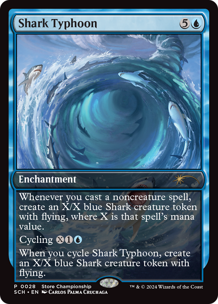 Shark Typhoon (Store Championship) [Bloomburrow Promos] | Exor Games Summserside