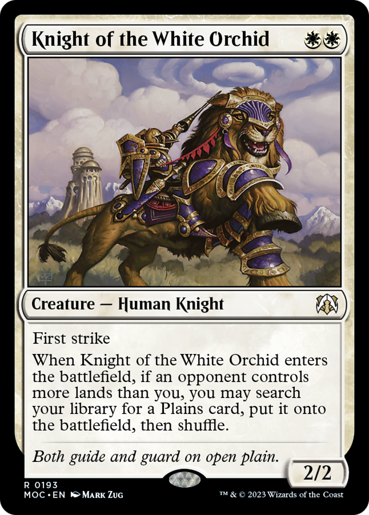 Knight of the White Orchid [March of the Machine Commander] | Exor Games Summserside