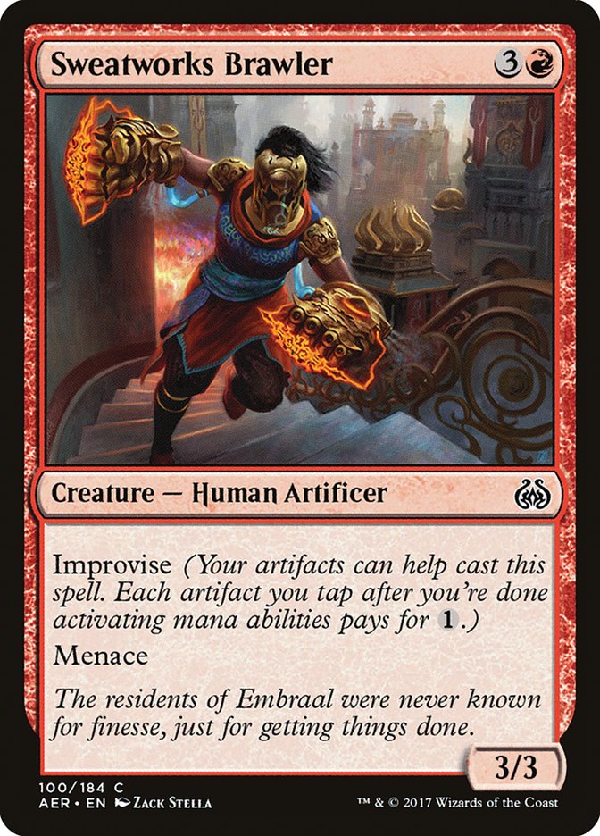 Sweatworks Brawler [Aether Revolt] | Exor Games Summserside