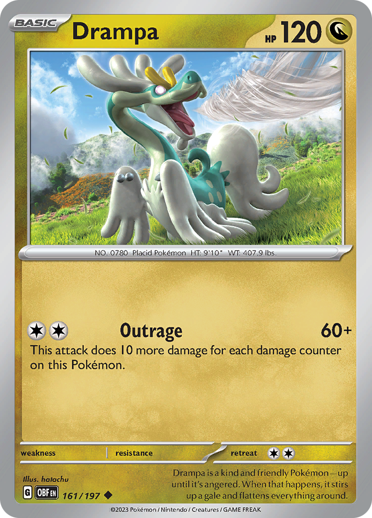 Drampa (161/197) [Scarlet & Violet: Obsidian Flames] | Exor Games Summserside