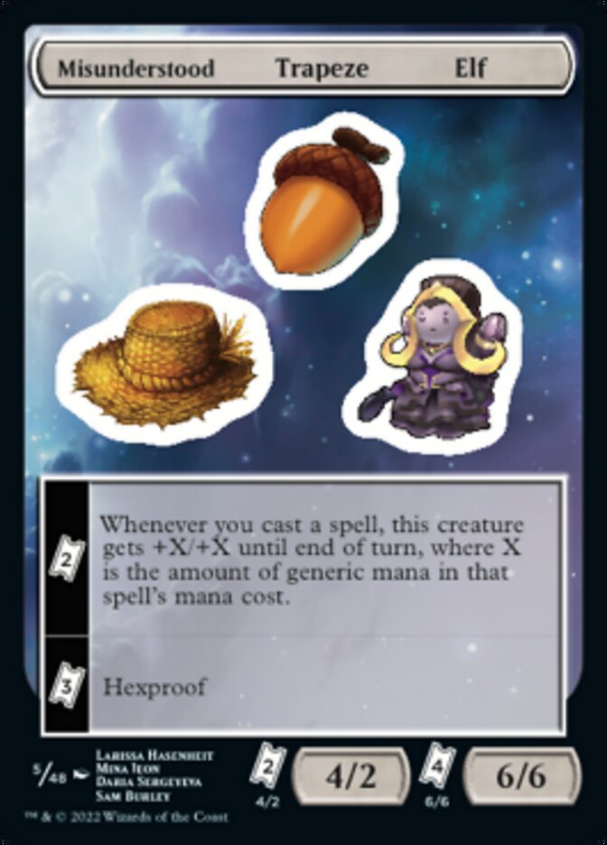 Misunderstood Trapeze Elf [Unfinity Stickers] | Exor Games Summserside