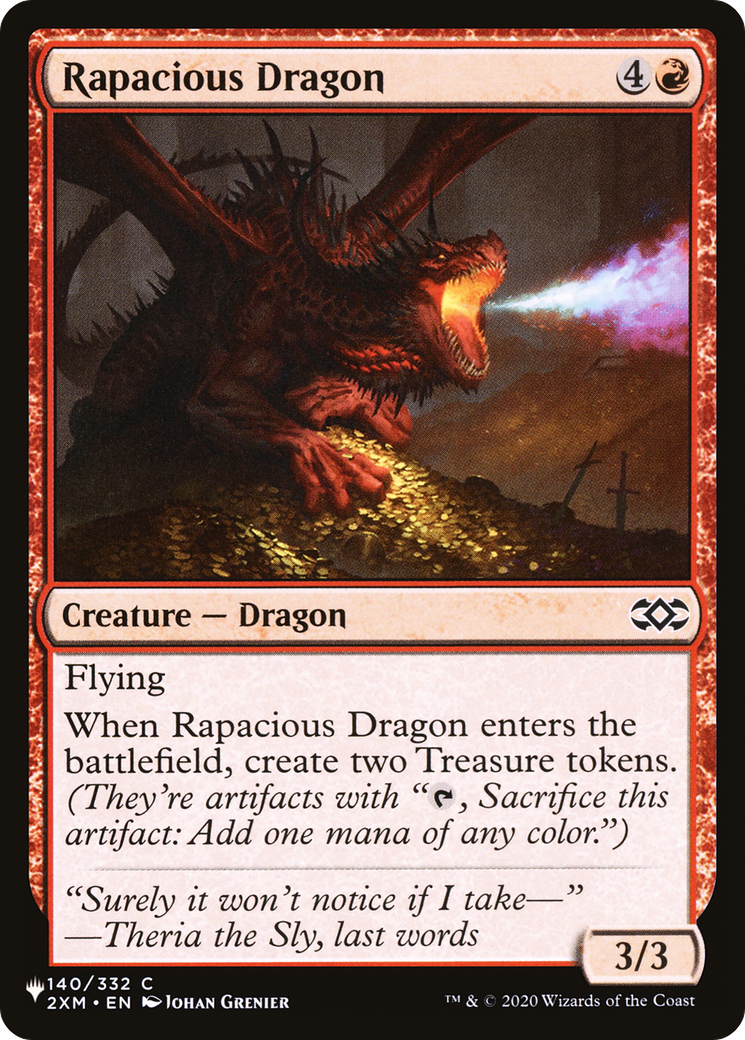 Rapacious Dragon [The List] | Exor Games Summserside