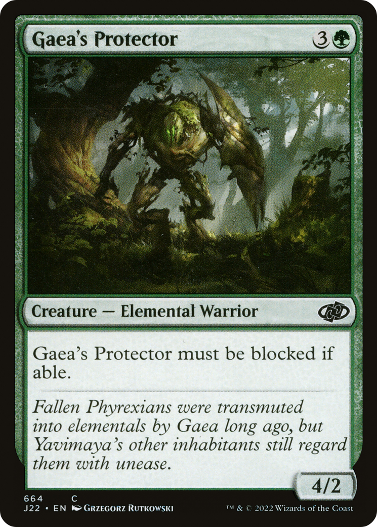 Gaea's Protector [Jumpstart 2022] | Exor Games Summserside