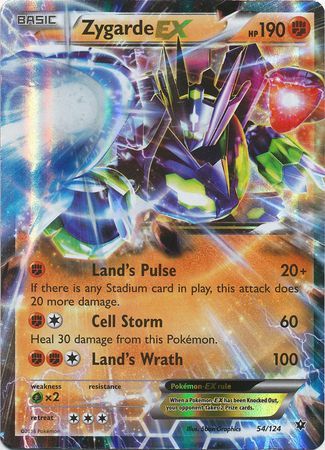 Zygarde EX (54/124) (Jumbo Card) [XY: Fates Collide] | Exor Games Summserside