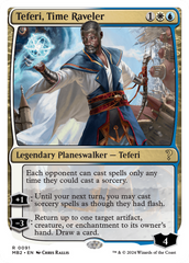 Teferi, Time Raveler (White Border) [Mystery Booster 2] | Exor Games Summserside