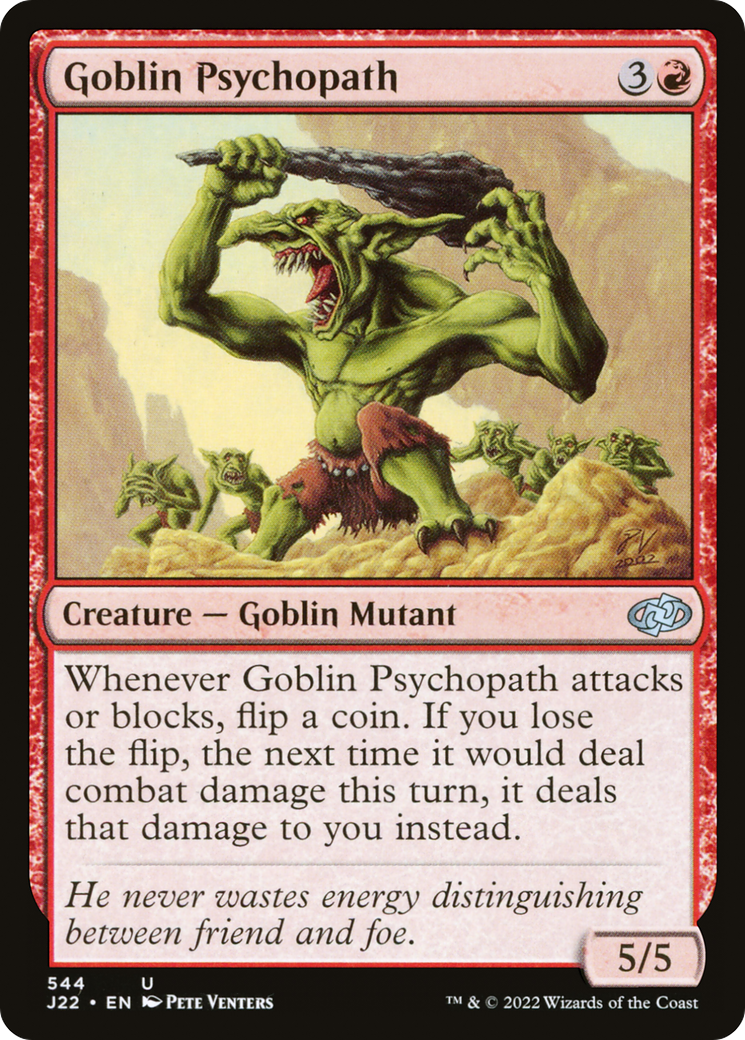 Goblin Psychopath [Jumpstart 2022] | Exor Games Summserside