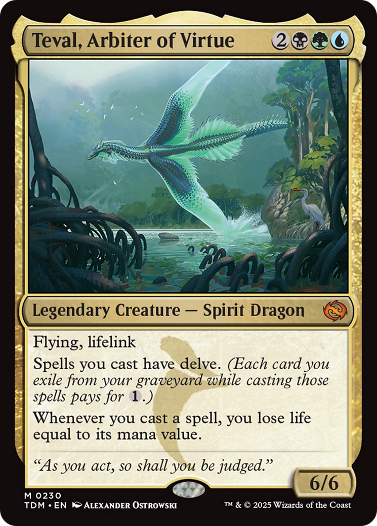 Teval, Arbiter of Virtue [Tarkir: Dragonstorm] | Exor Games Summserside
