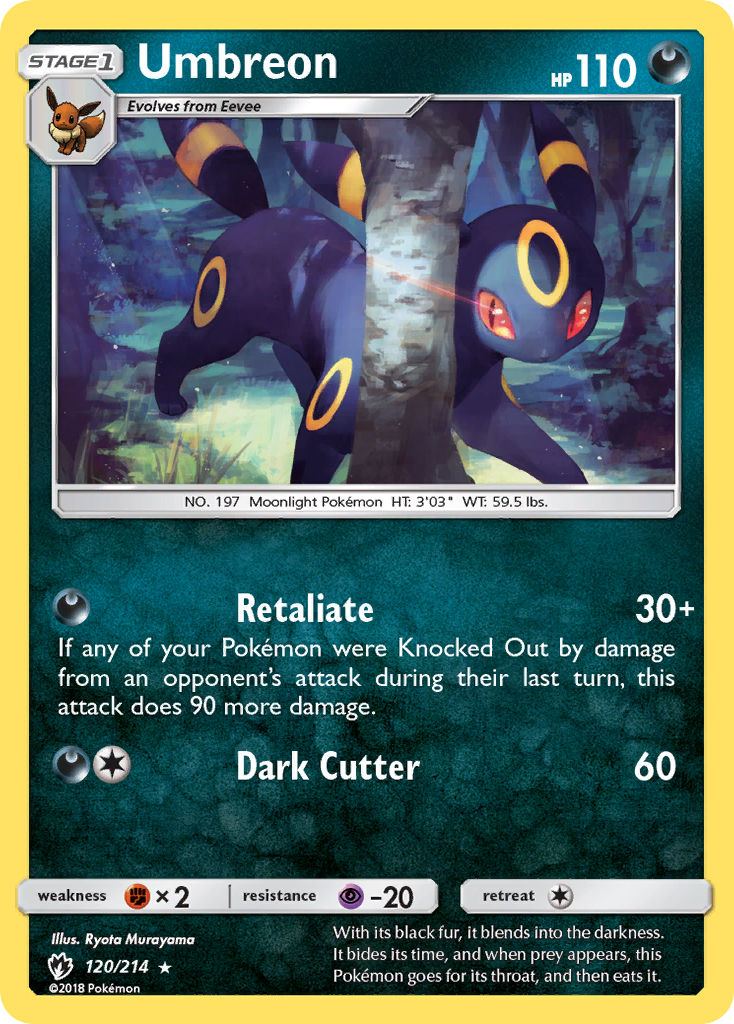 Umbreon (120/214) [Sun & Moon: Lost Thunder] | Exor Games Summserside