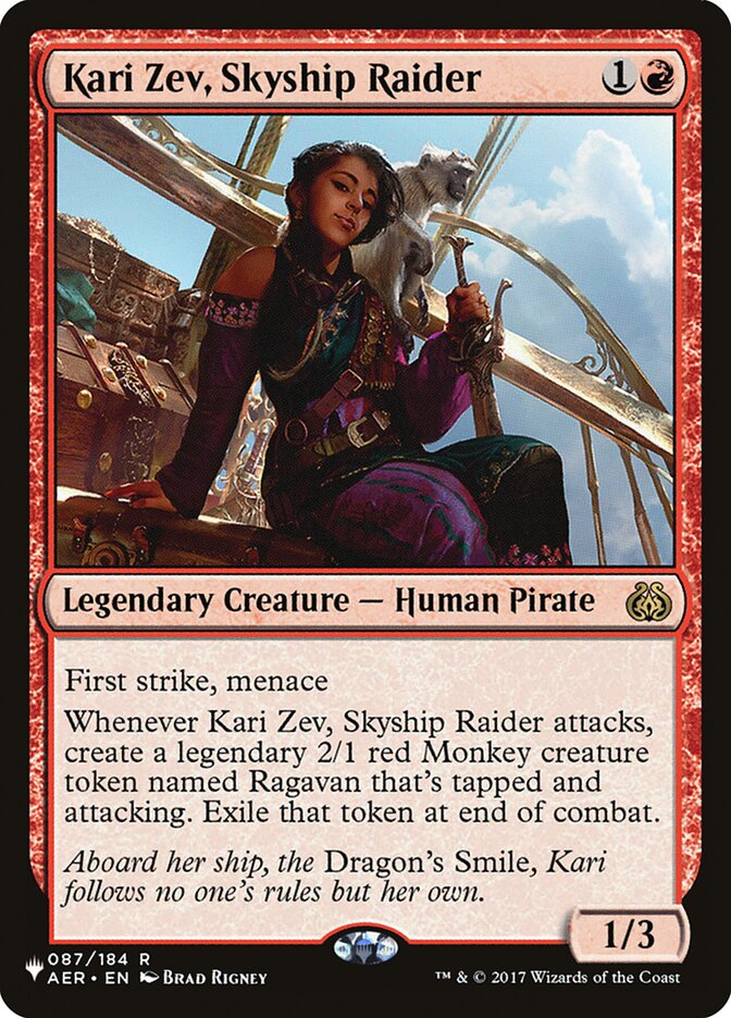 Kari Zev, Skyship Raider [The List] | Exor Games Summserside