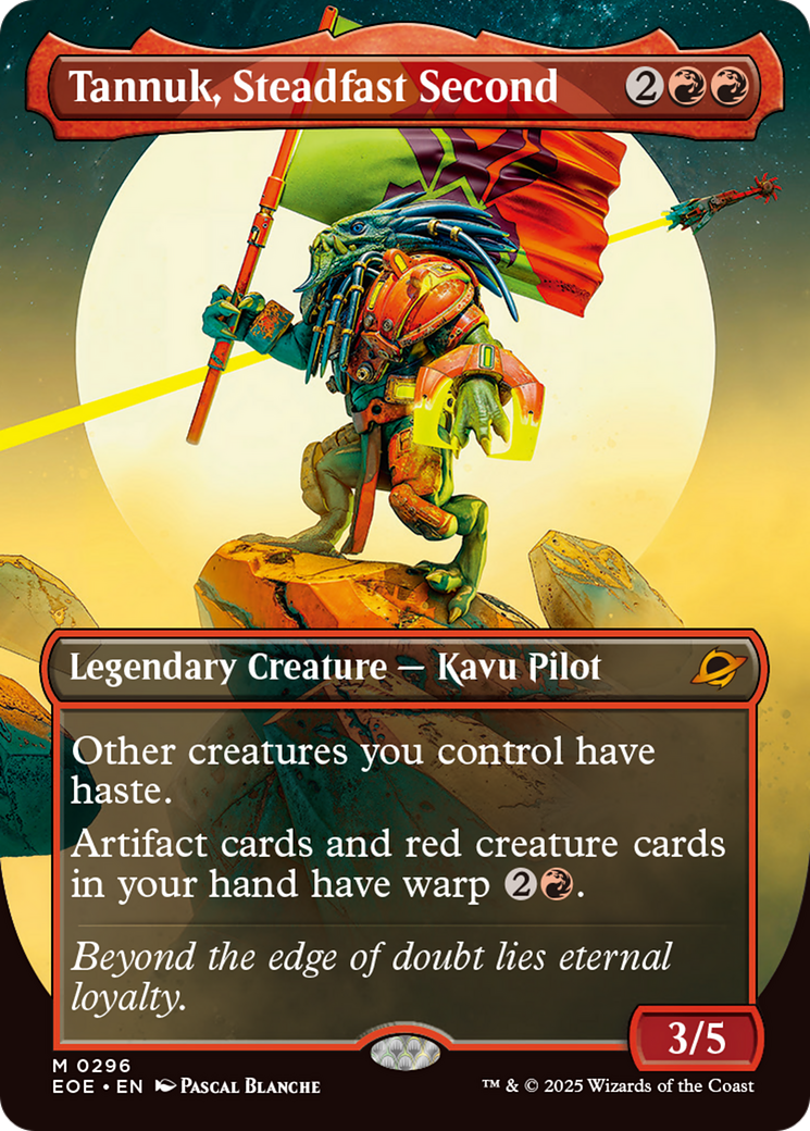 Tannuk, Steadfast Second (Borderless) [Edge of Eternities] | Exor Games Summserside