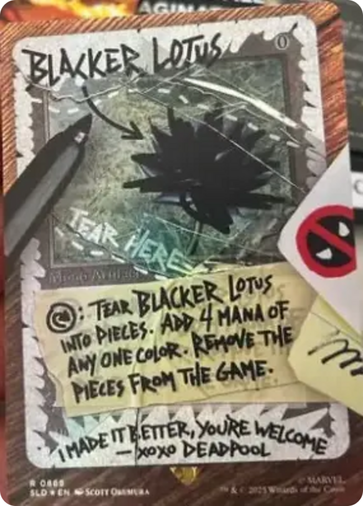 Blacker Lotus (Rainbow Foil) [Secret Lair Drop Series] | Exor Games Summserside