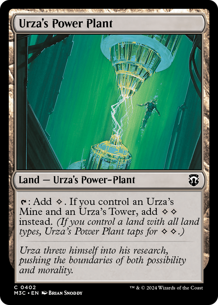 Urza's Power Plant (Ripple Foil) [Modern Horizons 3 Commander] | Exor Games Summserside