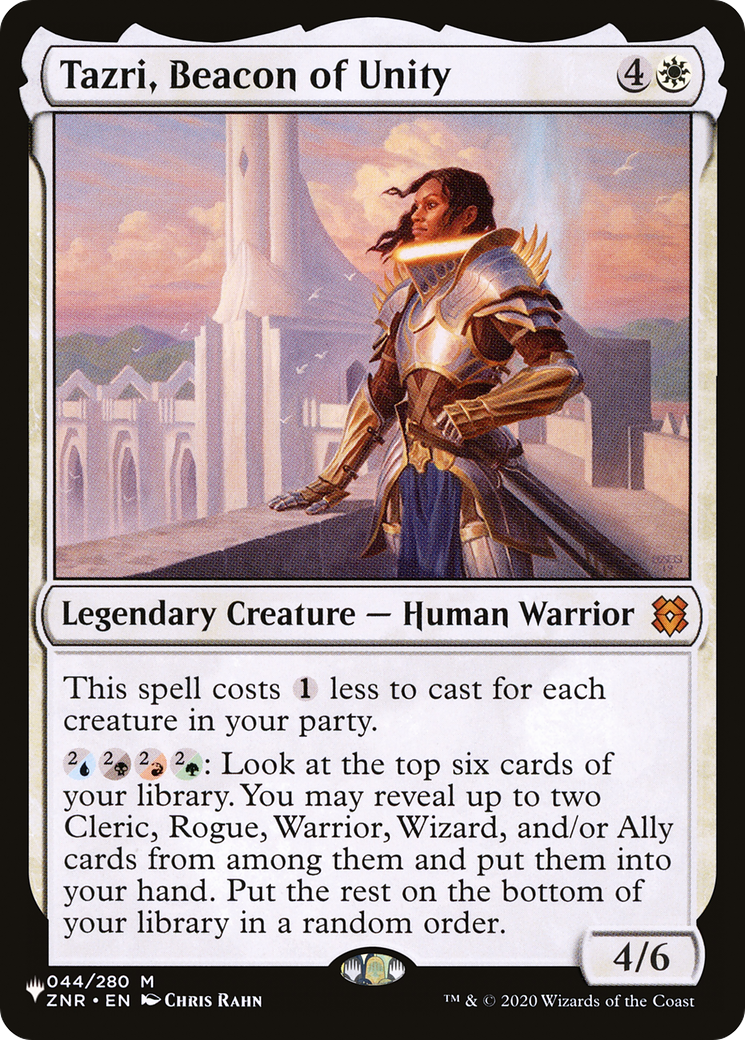 Tazri, Beacon of Unity (ZNR) [The List] | Exor Games Summserside