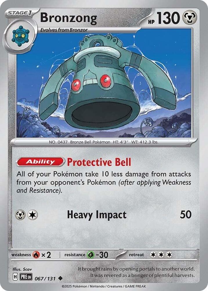 Bronzong (067/131) [Scarlet & Violet: Prismatic Evolutions] | Exor Games Summserside