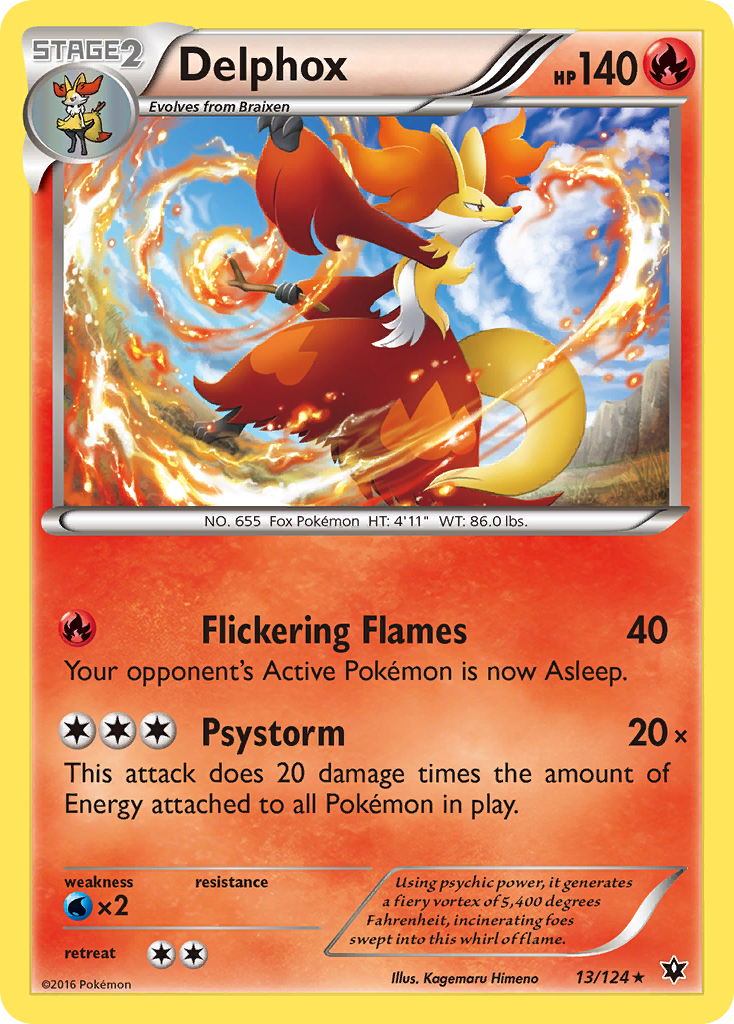 Delphox (13/124) [XY: Fates Collide] | Exor Games Summserside