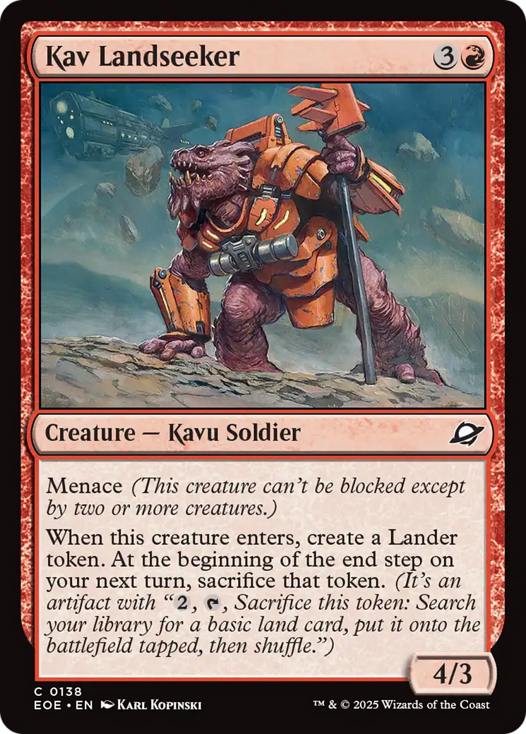 Kav Landseeker [Edge of Eternities] | Exor Games Summserside