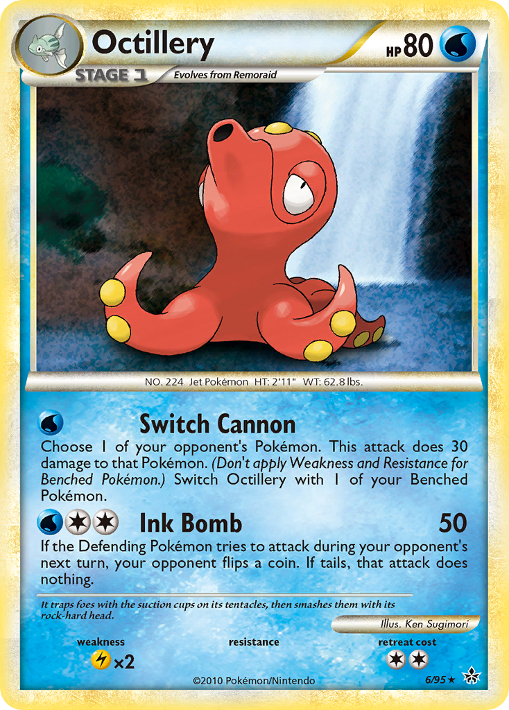 Octillery (6/95) [HeartGold & SoulSilver: Unleashed] | Exor Games Summserside