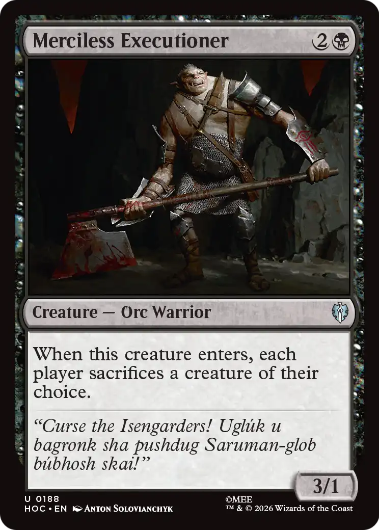 Merciless Executioner [The Hobbit: Eternal-Legal] | Exor Games Summserside