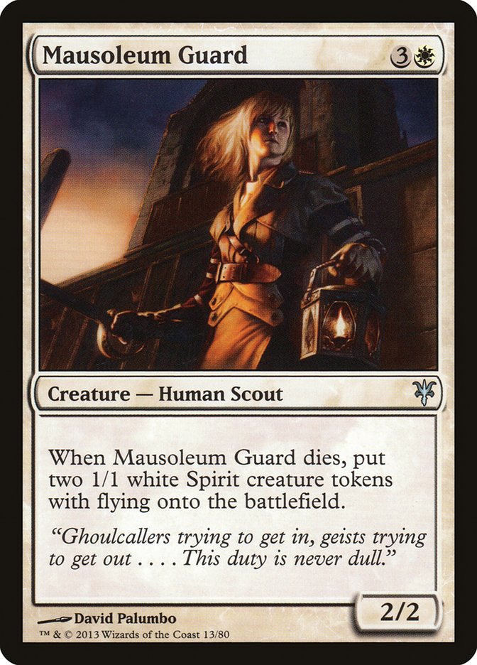 Mausoleum Guard [Duel Decks: Sorin vs. Tibalt] | Exor Games Summserside