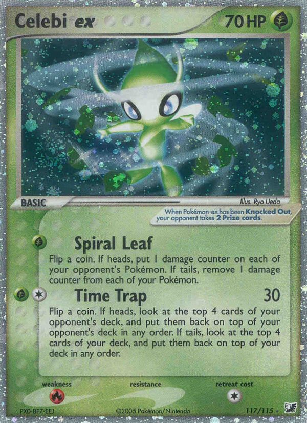 Celebi ex (117/115) [EX: Unseen Forces] | Exor Games Summserside