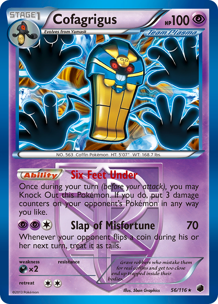 Cofagrigus (56/116) [Black & White: Plasma Freeze] | Exor Games Summserside