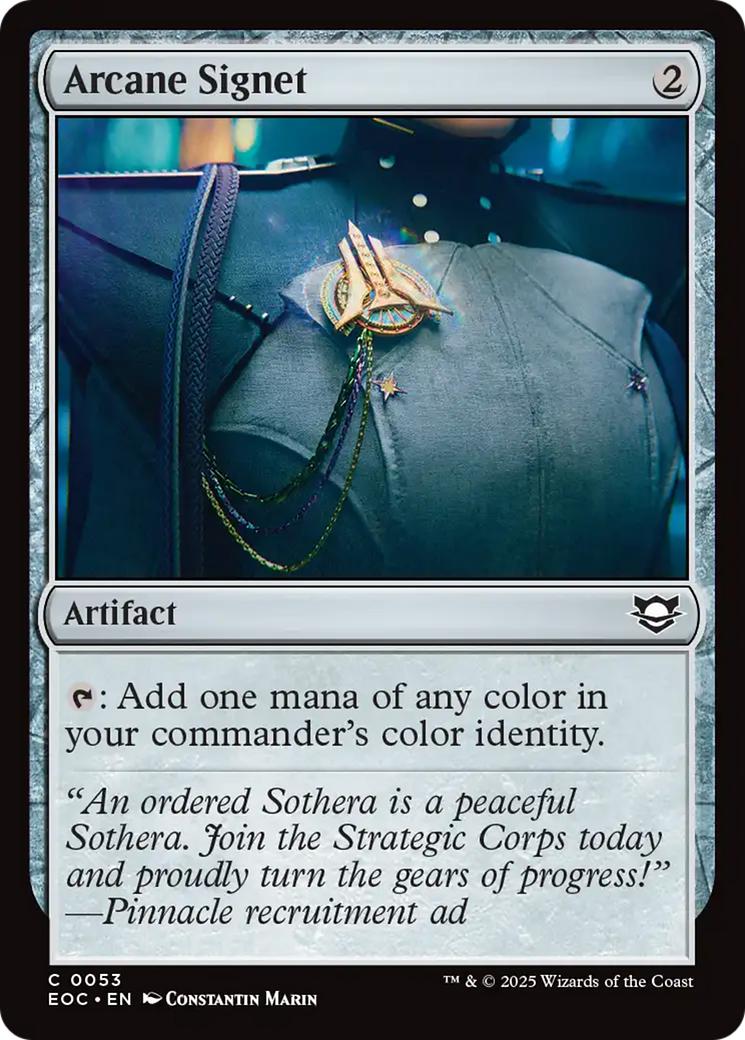 Arcane Signet [Edge of Eternities Commander] | Exor Games Summserside