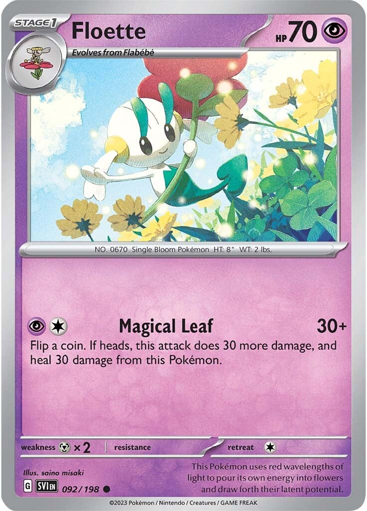 Floette (092/198) [Scarlet & Violet: Base Set] | Exor Games Summserside