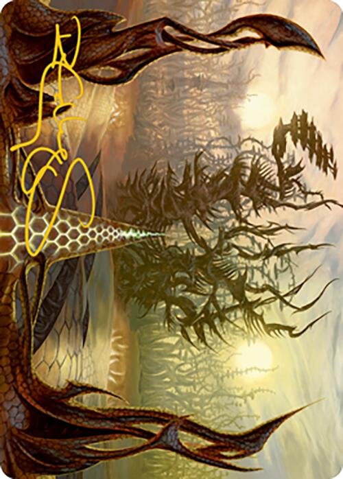 Thornglint Bridge Art Card (Gold-Stamped Signature) [Modern Horizons 2 Art Series] | Exor Games Summserside