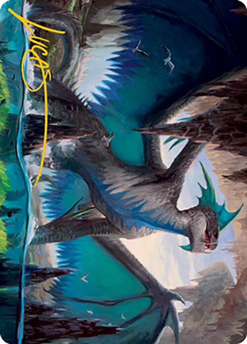 Murktide Regent Art Card (Gold-Stamped Signature) [Modern Horizons 2 Art Series] | Exor Games Summserside