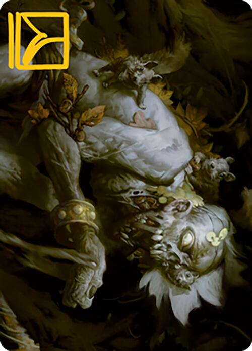 Nested Shambler Art Card (Gold-Stamped Signature) [Modern Horizons 2 Art Series] | Exor Games Summserside