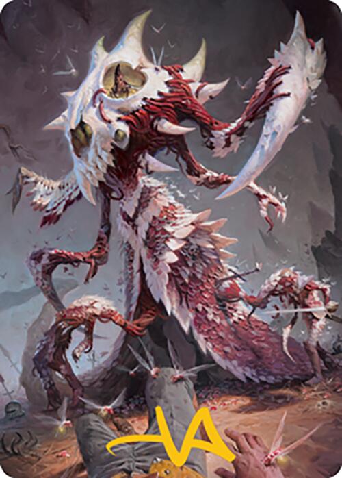 Grist, the Hunger Tide Art Card (56) (Gold-Stamped Signature) [Modern Horizons 2 Art Series] | Exor Games Summserside