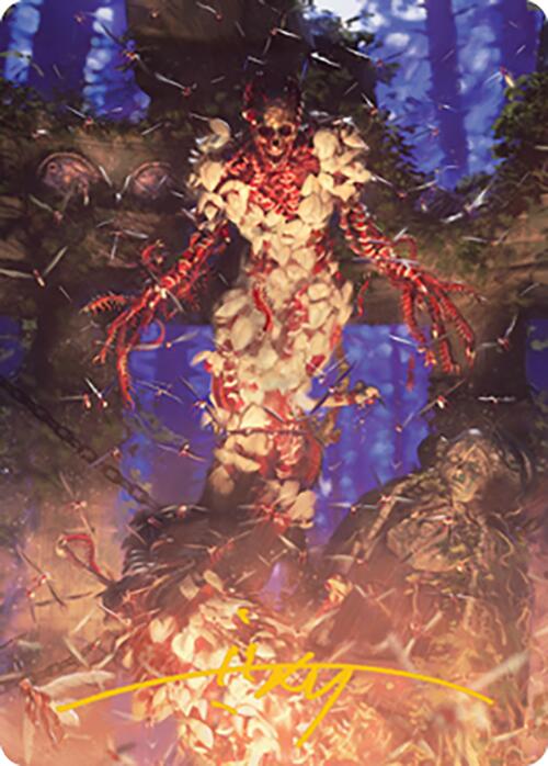 Grist, the Hunger Tide Art Card (55) (Gold-Stamped Signature) [Modern Horizons 2 Art Series] | Exor Games Summserside