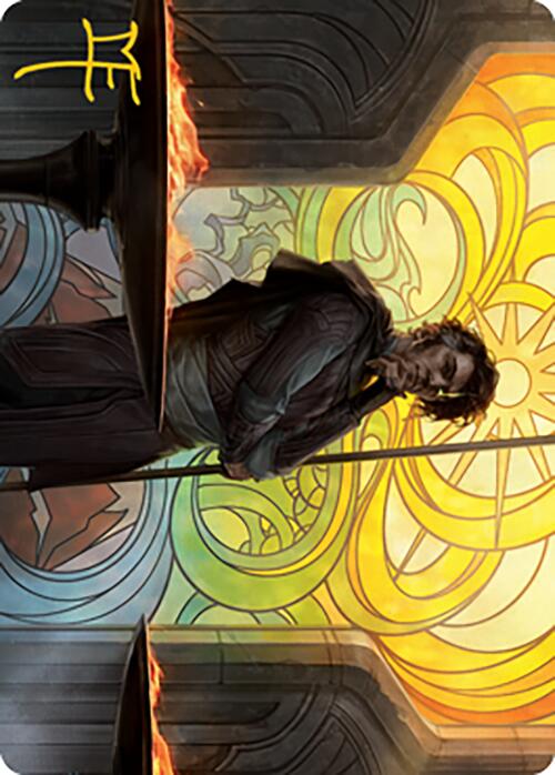 Garth One-Eye Art Card (Gold-Stamped Signature) [Modern Horizons 2 Art Series] | Exor Games Summserside