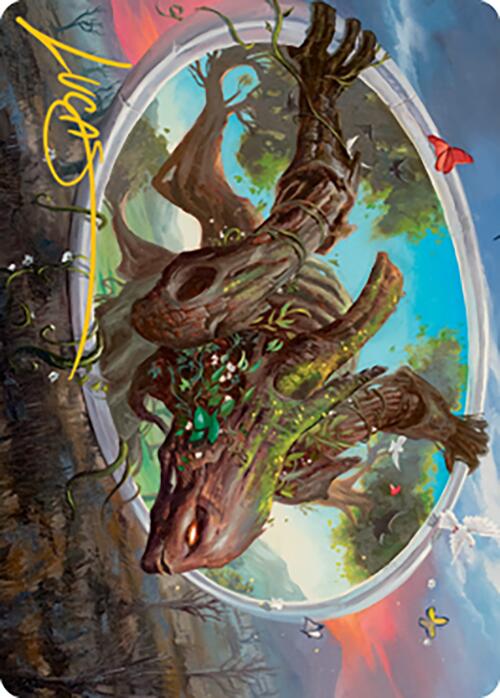 Gaea's Will Art Card (Gold-Stamped Signature) [Modern Horizons 2 Art Series] | Exor Games Summserside