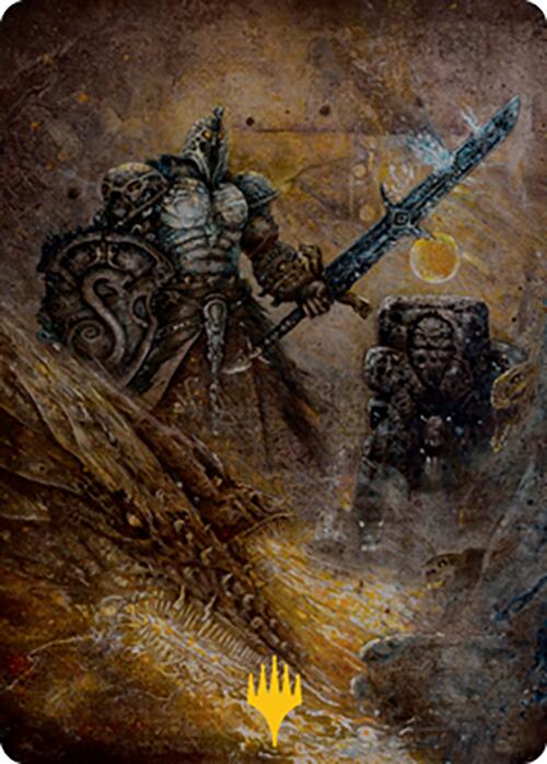 Dakkon, Shadow Slayer Art Card (48) (Gold-Stamped Signature) [Modern Horizons 2 Art Series] | Exor Games Summserside