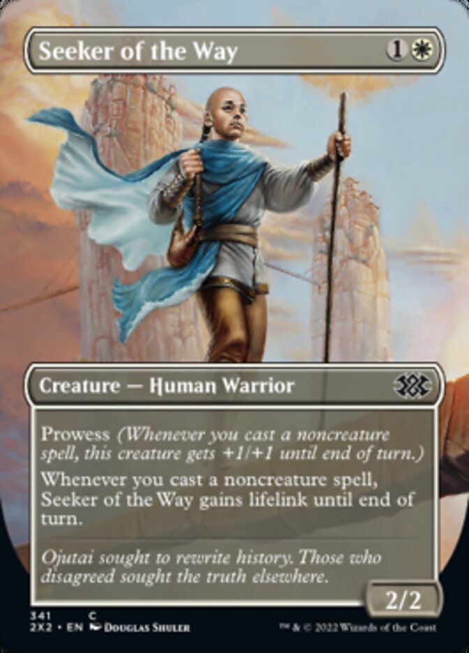 Seeker of the Way (Borderless Alternate Art) [Double Masters 2022] | Exor Games Summserside