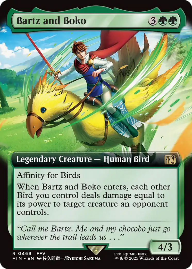 Bartz and Boko (Extended Art) [FINAL FANTASY] | Exor Games Summserside