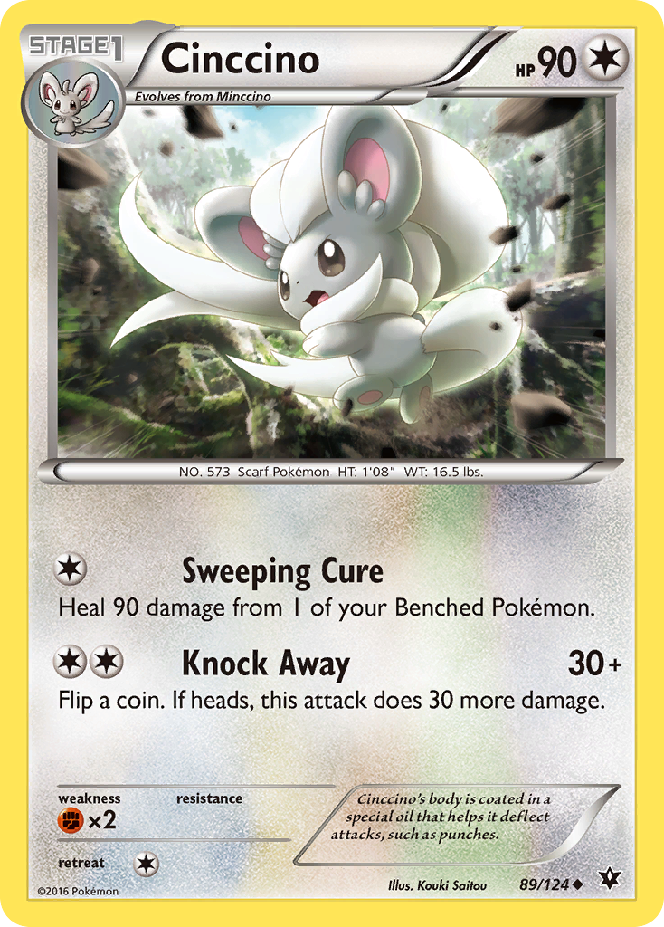Cinccino (89/124) [XY: Fates Collide] | Exor Games Summserside